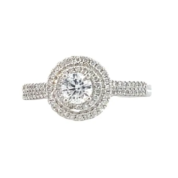 Double Halo Engagement Ring Bryan Jewelry Prattville, AL