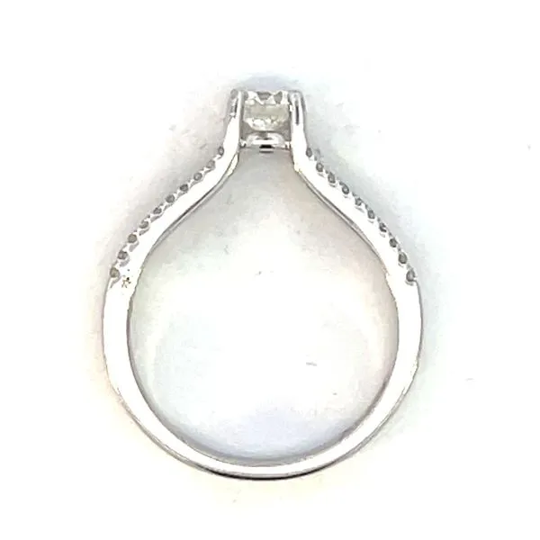 Radiant Split Shank Diamond Ring Image 2 Bryan Jewelry Prattville, AL