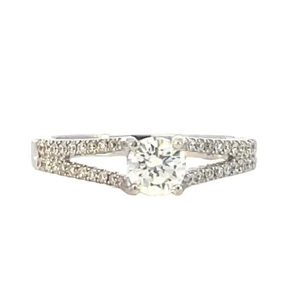 Radiant Split Shank Diamond Ring Bryan Jewelry Prattville, AL