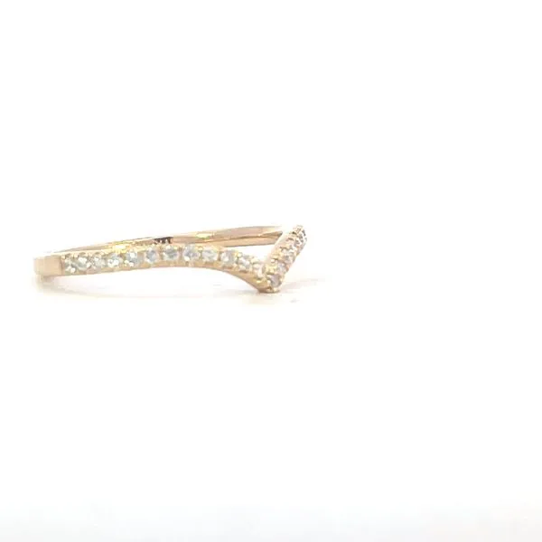 Chevron band 1/4ctw-14ky-1.7mm Image 3 Bryan Jewelry Prattville, AL