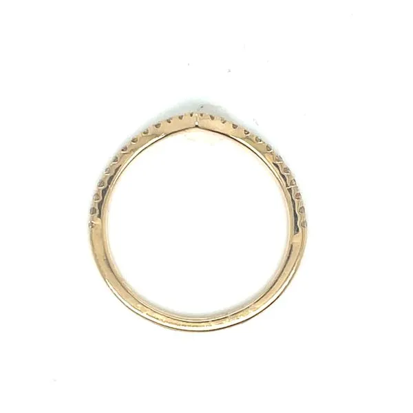 Chevron band 1/4ctw-14ky-1.7mm Image 5 Bryan Jewelry Prattville, AL
