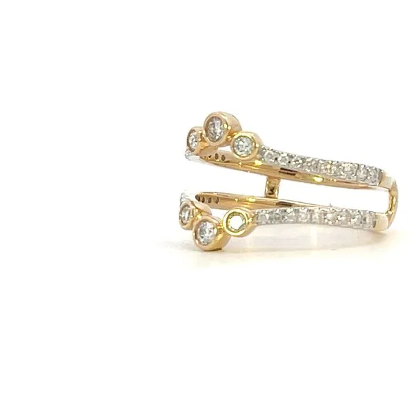 Diamond Ring Guard in 14k Yellow Gold – .50ctw Image 3 Bryan Jewelry Prattville, AL