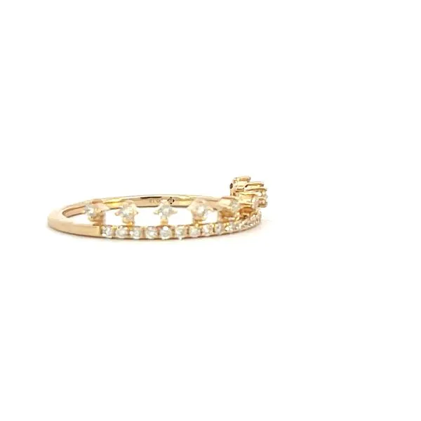 14ky 1/5ctw diamond crown band Image 2 Bryan Jewelry Prattville, AL