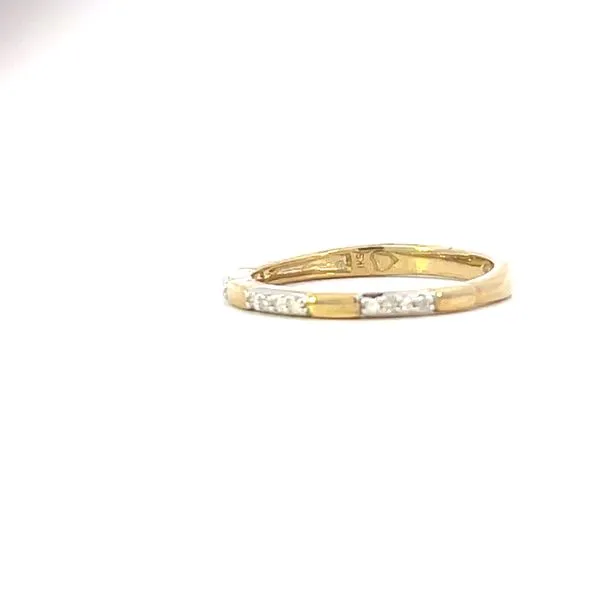 Stackable diamond band .096ctw 10ky Image 3 Bryan Jewelry Prattville, AL