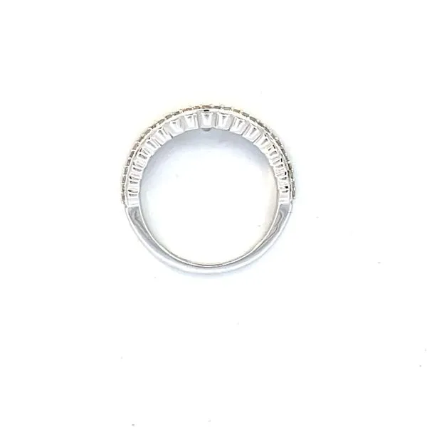 Diamond Row curved wedding band Image 4 Bryan Jewelry Prattville, AL