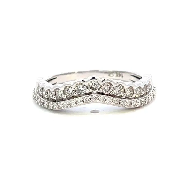 Diamond Row curved wedding band Bryan Jewelry Prattville, AL