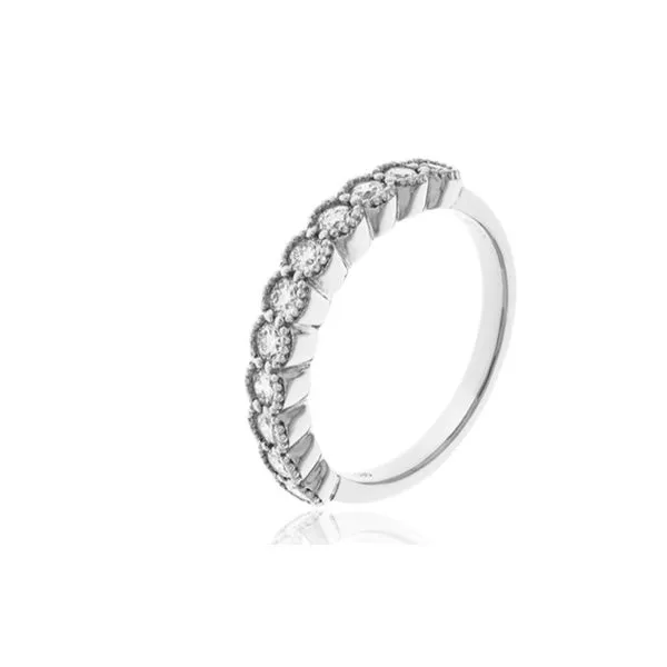 Milgrain diamond accent ring in 14kw with .68ctw Bryan Jewelry Prattville, AL