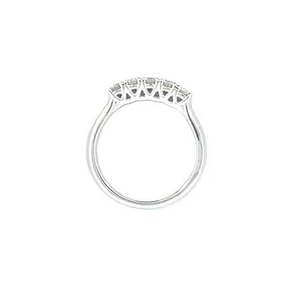 A five (5) stone 14kw 1/2ctw diamond band Image 3 Bryan Jewelry Prattville, AL