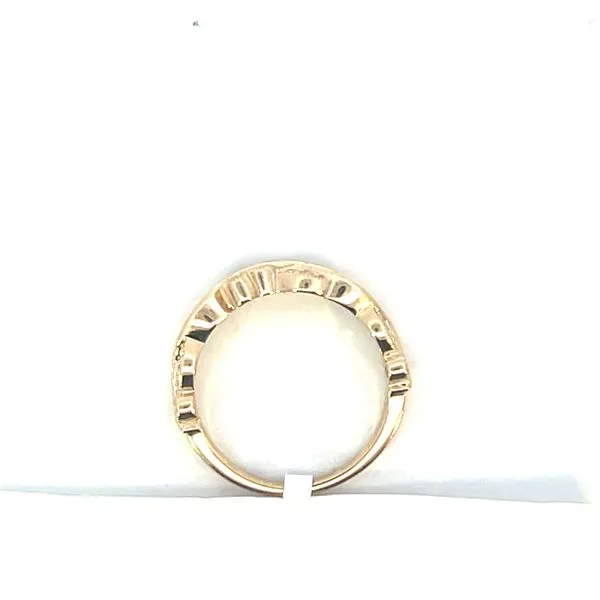 Stackable Band with Vine Motiff Image 4 Bryan Jewelry Prattville, AL