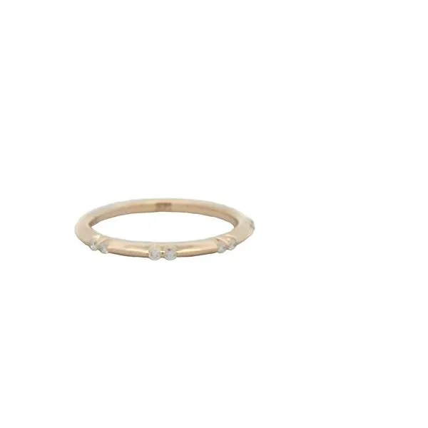 Diamond band in 14k yellow Image 2 Bryan Jewelry Prattville, AL