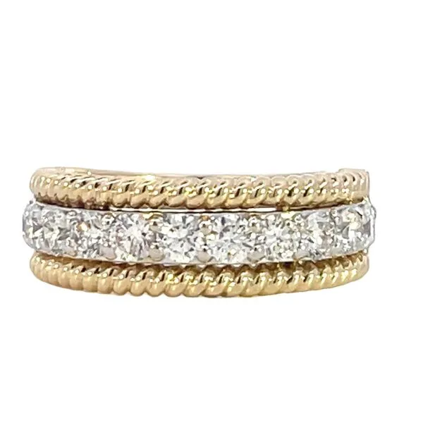 7mm wide diamond Band with border Bryan Jewelry Prattville, AL