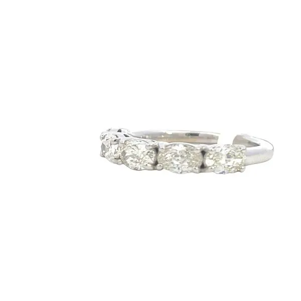 5 Stone Diamond Band in 14kw Image 3 Bryan Jewelry Prattville, AL