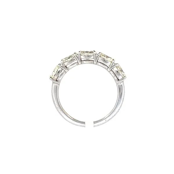5 Stone Diamond Band in 14kw Image 4 Bryan Jewelry Prattville, AL