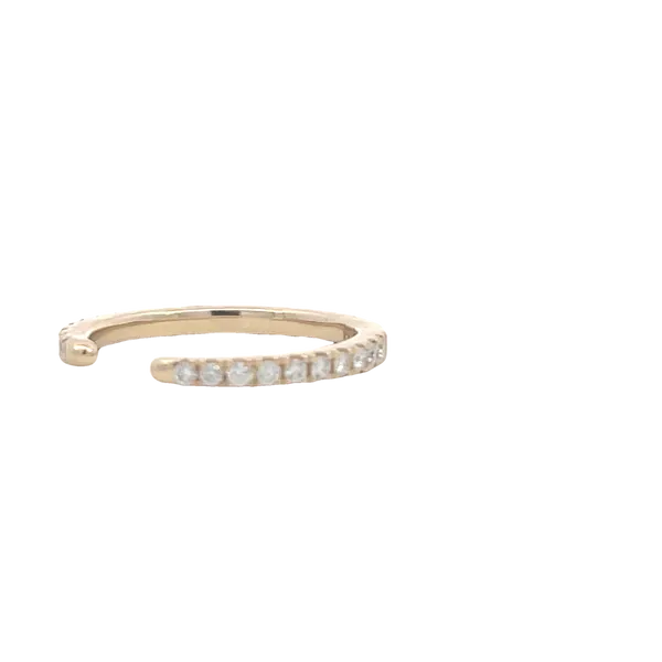 Open shank diamond band-14ky Image 2 Bryan Jewelry Prattville, AL