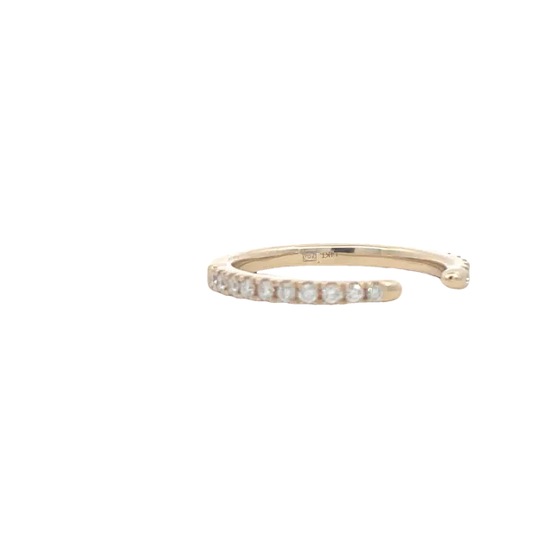 Open shank diamond band-14ky Image 3 Bryan Jewelry Prattville, AL