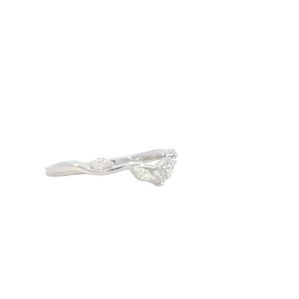 Tiara band in white gold & diamonds Image 4 Bryan Jewelry Prattville, AL