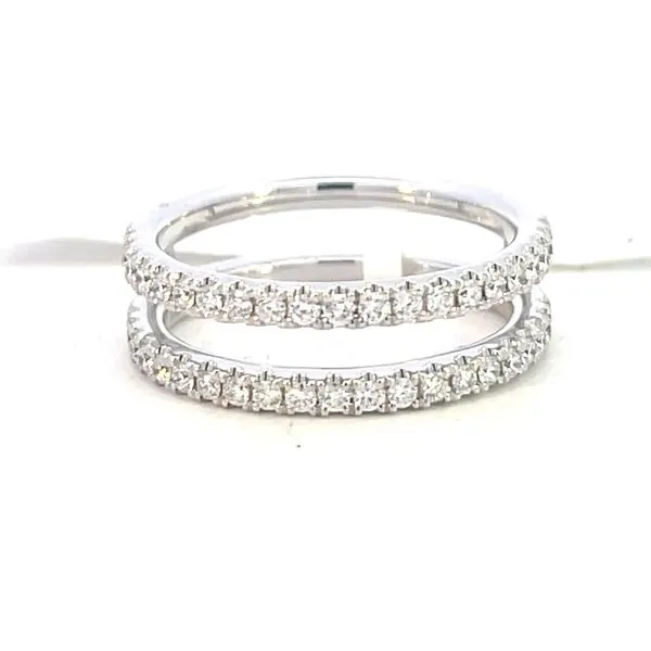 A 14k white gold .55ctw diamond ring guard Bryan Jewelry Prattville, AL