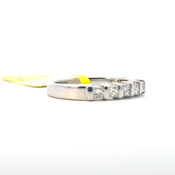 1/2ctw 5 Stone Diamond Wedding Band in 14kw Image 3 Bryan Jewelry Prattville, AL