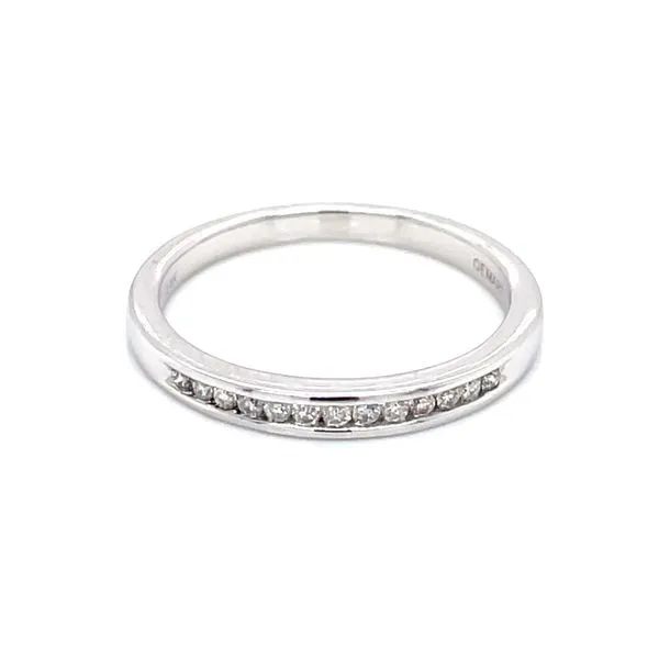 Channel set Diamond Stackable Band Image 2 Bryan Jewelry Prattville, AL