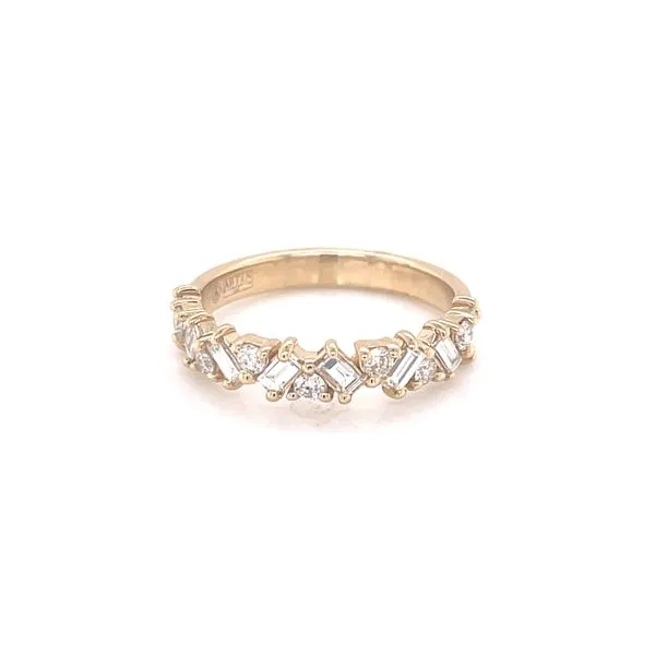 Scattered Sparkles Band in 14ky Image 2 Bryan Jewelry Prattville, AL