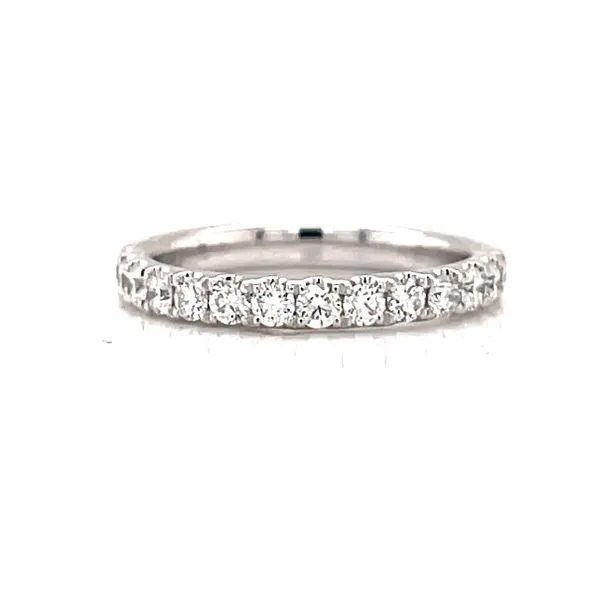 1ctw Diamond Wedding Band in 14kw Image 2 Bryan Jewelry Prattville, AL