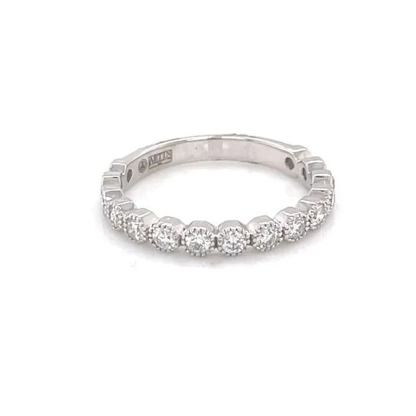 Milgrained Bezel Anniversary Band in 14kw Image 2 Bryan Jewelry Prattville, AL