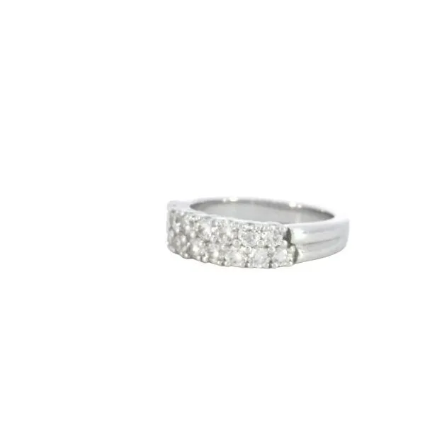 Double Row Diamond Band Image 4 Bryan Jewelry Prattville, AL