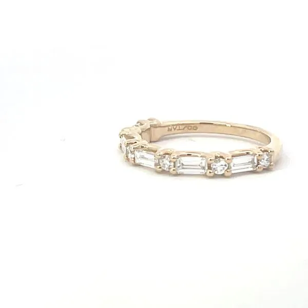 14ky .75ctw Floating Diamond band Image 2 Bryan Jewelry Prattville, AL