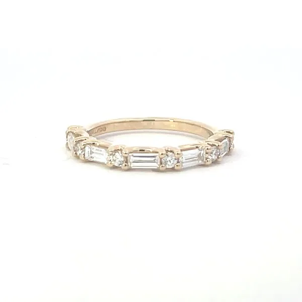 14ky .75ctw Floating Diamond band Image 4 Bryan Jewelry Prattville, AL