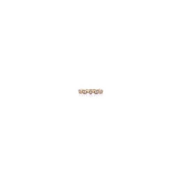 Yellow Gold and Diamond Stackable Image 3 Bryan Jewelry Prattville, AL