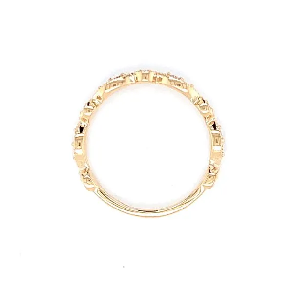 Yellow Gold and Diamond Stackable Image 4 Bryan Jewelry Prattville, AL