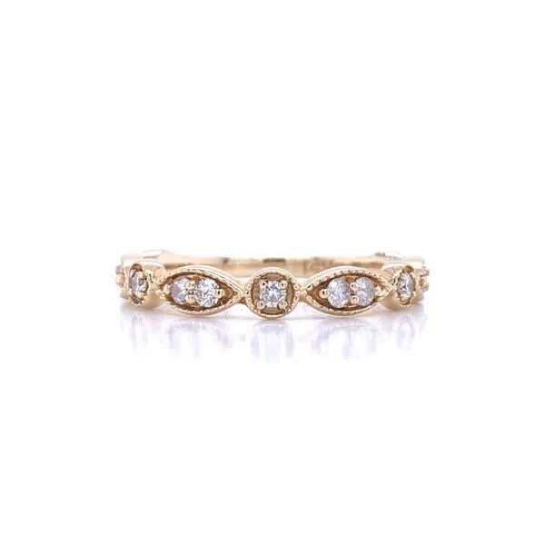 Yellow Gold and Diamond Stackable Bryan Jewelry Prattville, AL
