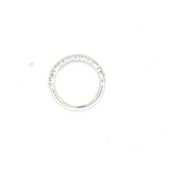 Stackable 13 diamond band in 14k white gold Image 2 Bryan Jewelry Prattville, AL