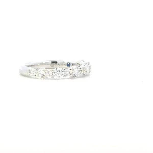 Stackable 13 diamond band in 14k white gold Image 4 Bryan Jewelry Prattville, AL