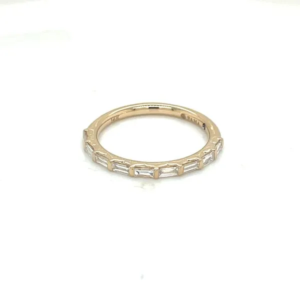 East West Baguette Diamond Band-14ky Image 2 Bryan Jewelry Prattville, AL