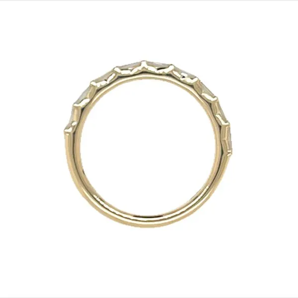 East West Baguette Diamond Band-14ky Image 4 Bryan Jewelry Prattville, AL