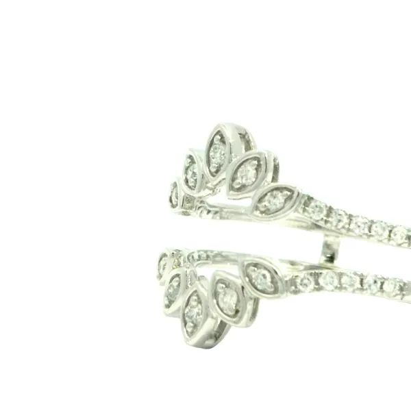 Framed in Sparkle<br> Diamond Ring Guard in 14kw Image 3 Bryan Jewelry Prattville, AL