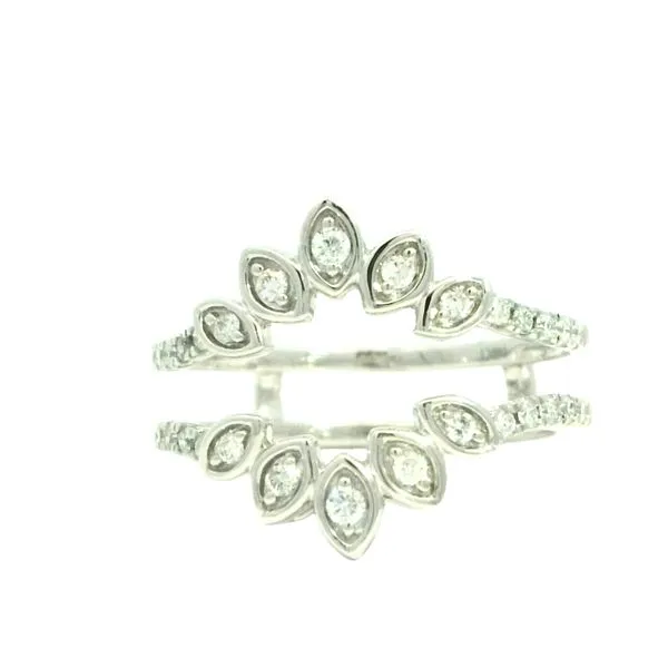 Framed in Sparkle<br> Diamond Ring Guard in 14kw Bryan Jewelry Prattville, AL
