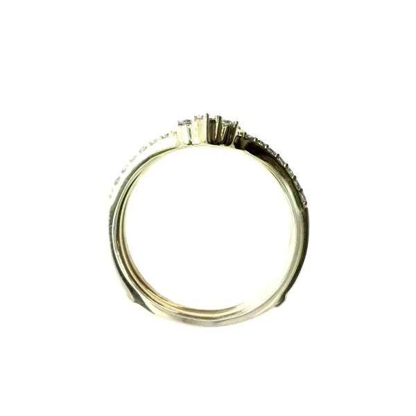 Crowned in Brilliance<br> Diamond Ring Guard in 14k yellow gold Image 2 Bryan Jewelry Prattville, AL