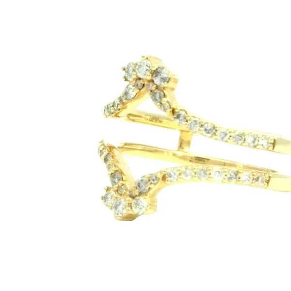 Crowned in Brilliance<br> Diamond Ring Guard in 14k yellow gold Image 3 Bryan Jewelry Prattville, AL