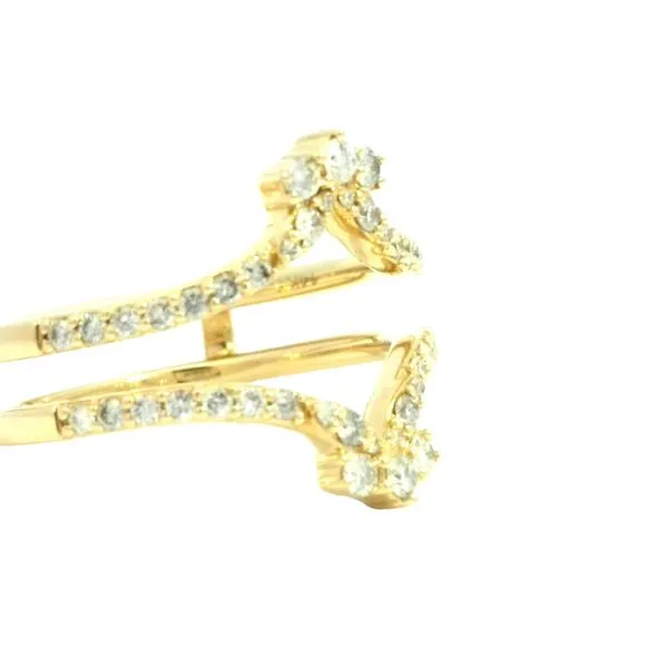 Crowned in Brilliance<br> Diamond Ring Guard in 14k yellow gold Image 4 Bryan Jewelry Prattville, AL