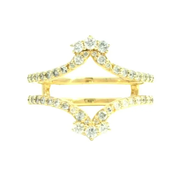 Crowned in Brilliance<br> Diamond Ring Guard in 14k yellow gold Bryan Jewelry Prattville, AL
