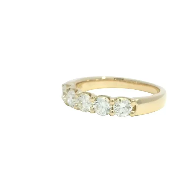 Brilliance in Balance<br> 5 Diamond Anniversary Band in 14ky Image 2 Bryan Jewelry Prattville, AL