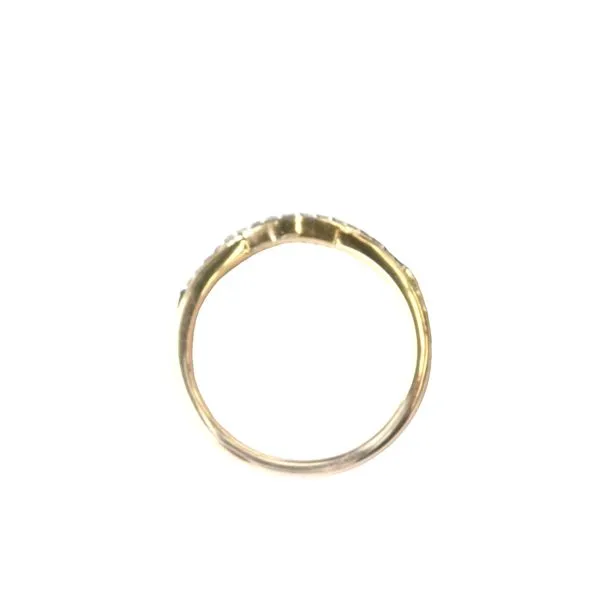 Curved Diamond Band in 14ky  .10ctw Image 2 Bryan Jewelry Prattville, AL