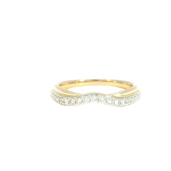 Curved Diamond Band in 14ky Bryan Jewelry Prattville, AL