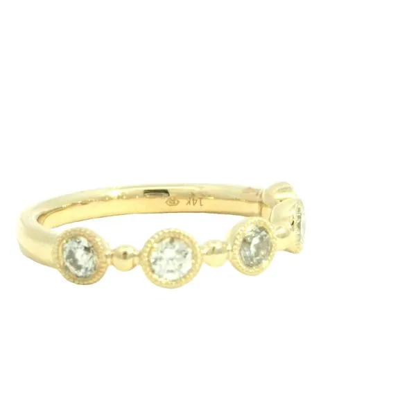 14ky Diamond Ring- Vintage Glow With Modern Charm Image 4 Bryan Jewelry Prattville, AL