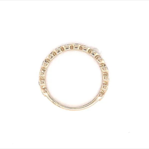 Milgrained Bezel Set Band in 14ky Image 4 Bryan Jewelry Prattville, AL