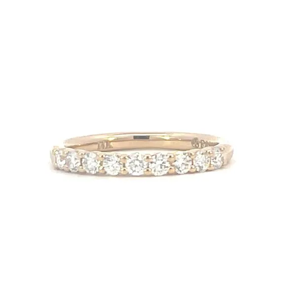 Shared prong diamond band in 14k yellow gold Bryan Jewelry Prattville, AL