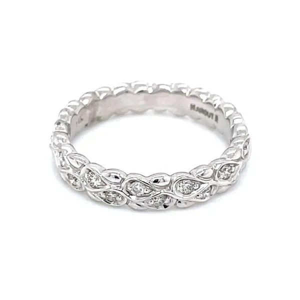 Cascading Alternating Pave Diamond Band Image 2 Bryan Jewelry Prattville, AL