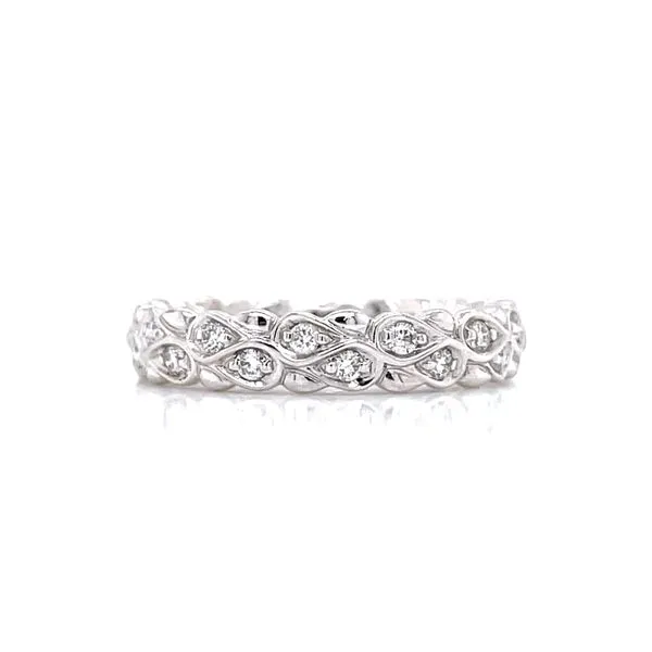 Cascading Alternating Pave Diamond Band Bryan Jewelry Prattville, AL